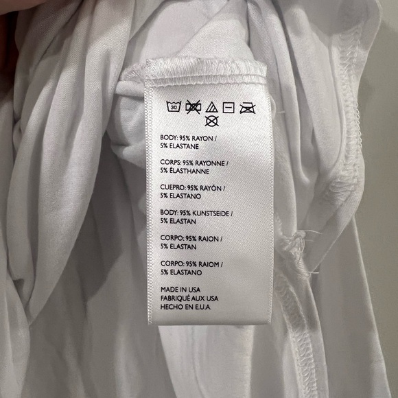 Free People Beach Oversized Long Sleeve Light Gray Swim Cover Up Tunic XS/S - Picture 5 of 6